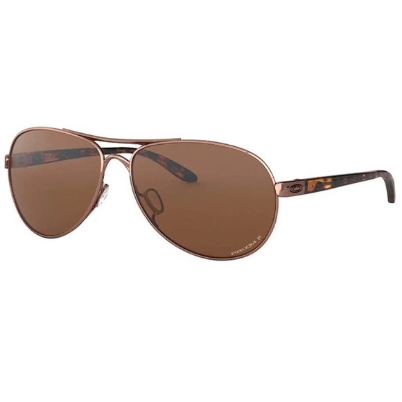 -Oakley Women’s Feedback Aviator Metal Sunglasses main image 6